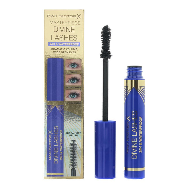 Max Factor Divine Lashes 24H Waterproof Mascara 9ml - Black