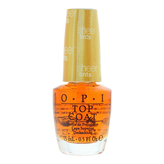 OPI Top Coat 15ml - Im Never Amberrassed - NEW.