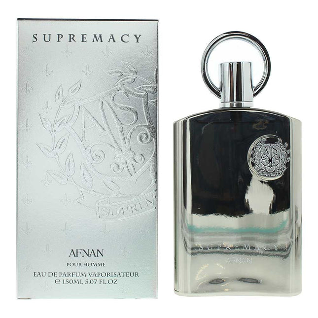 Afnan Supremacy Silver Pour Homme Eau de Parfum 150ml Spray for Him