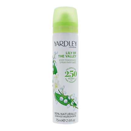 Yardley Lily Of The Valley Deodorising Body Fragrance 75ml For Her