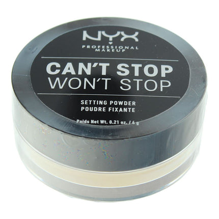 NYX Cant Stop Wont Stop Setting Powder 6g -Light Medium