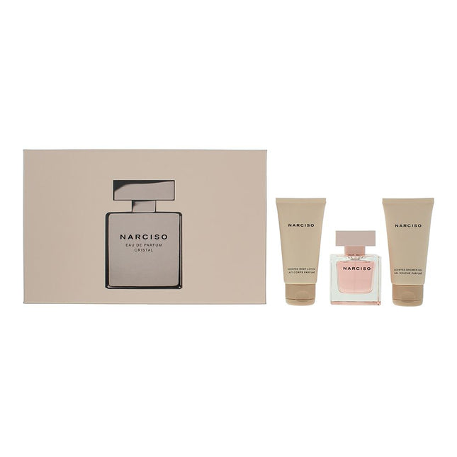 Narciso Rodriguez Cristal Eau de Parfum 50ml, Body Lotion 50ml + Shower Gel 50ml Gift Set