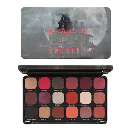 Revolution Haunted House Eyeshadow Palette 18 x 1.1g