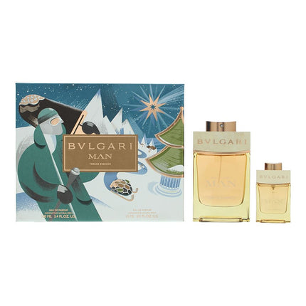 Bulgari Man Terrae Essence Eau de Parfum 100ml + 15ml Gift Set for Him