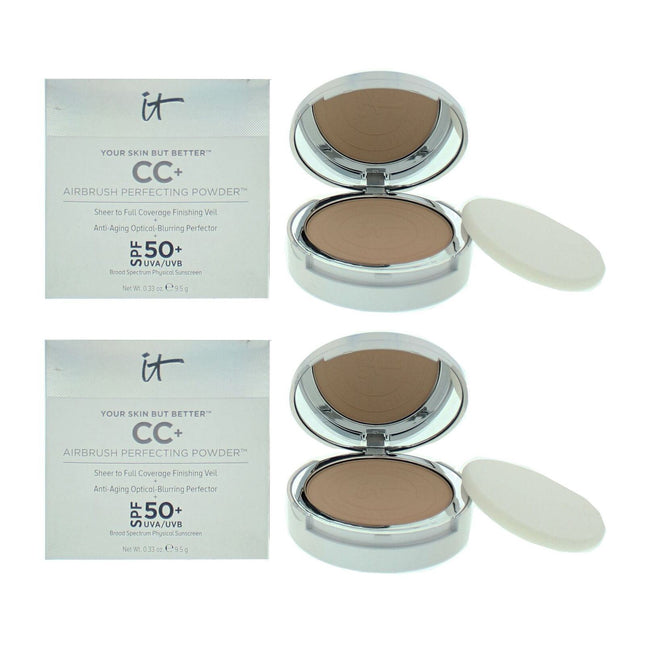 It Cosmetics Your Skin But Better CC+ Airbrush Perfecting Powder 9.5g - Tan