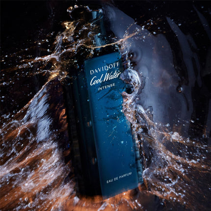 DAVIDOFF Cool Water Intense Eau de Parfum for Him 75ml, Oriental Fragrance with Notes of Green Mandarin, Coconut Water and Amber Accord - High Longevity