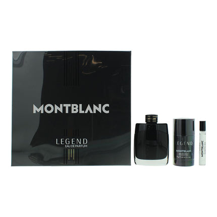 Montblanc Legend 3 Piece  Eau De Parfum 100ml Gift Set