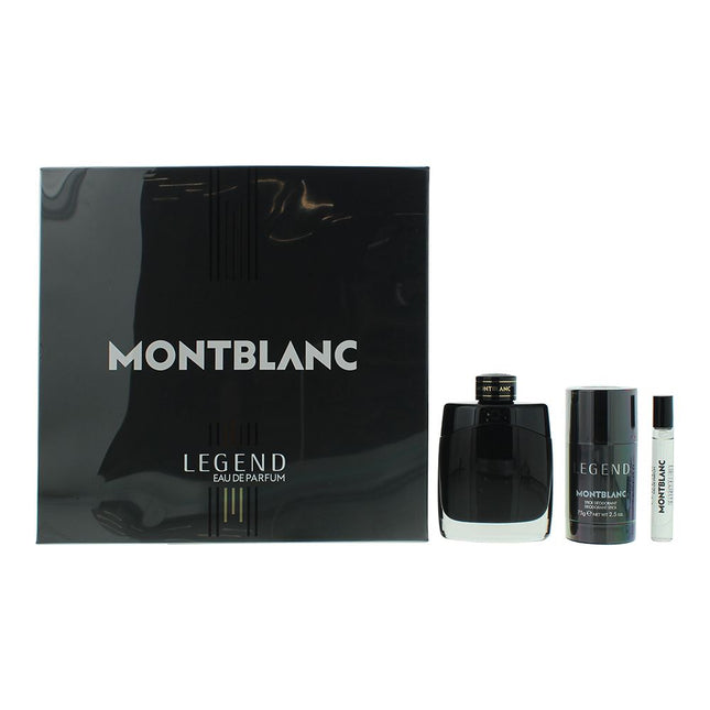 Montblanc Legend 3 Piece  Eau De Parfum 100ml Gift Set