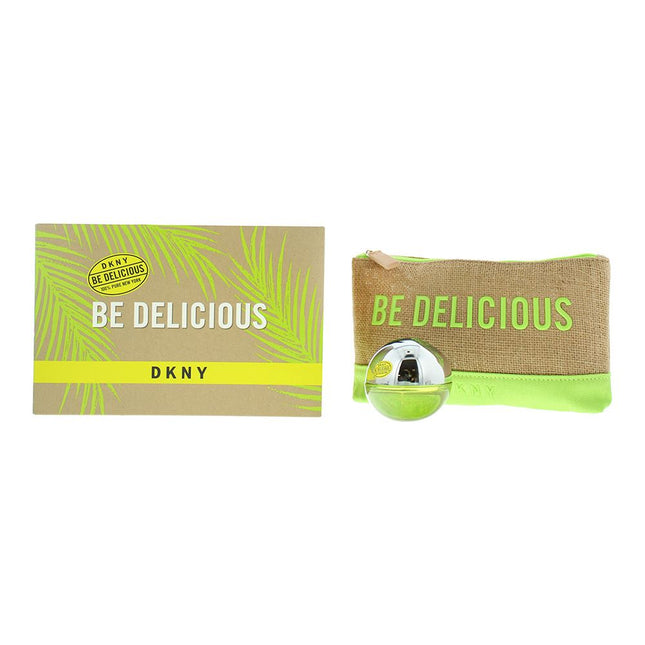 DKNY Be Delicious Eau de Parfum 30ml & Cosmetic Bag Gift Set