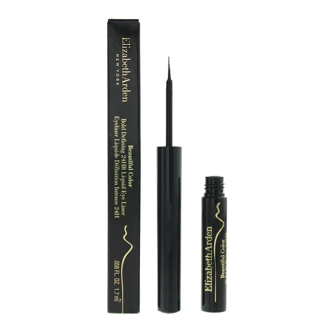 Elizabeth Arden Beautiful Color Bold Defining Liquid Eye Liner 1.7ml - 01 Dark Valentine