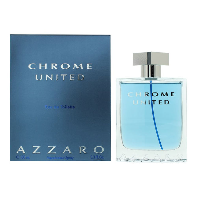 Azzaro Chrome United Eau De Toilette 100ml Spray For Him