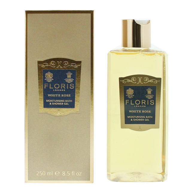 Floris White Rose Moisturising Bath & Shower Gel 250ml