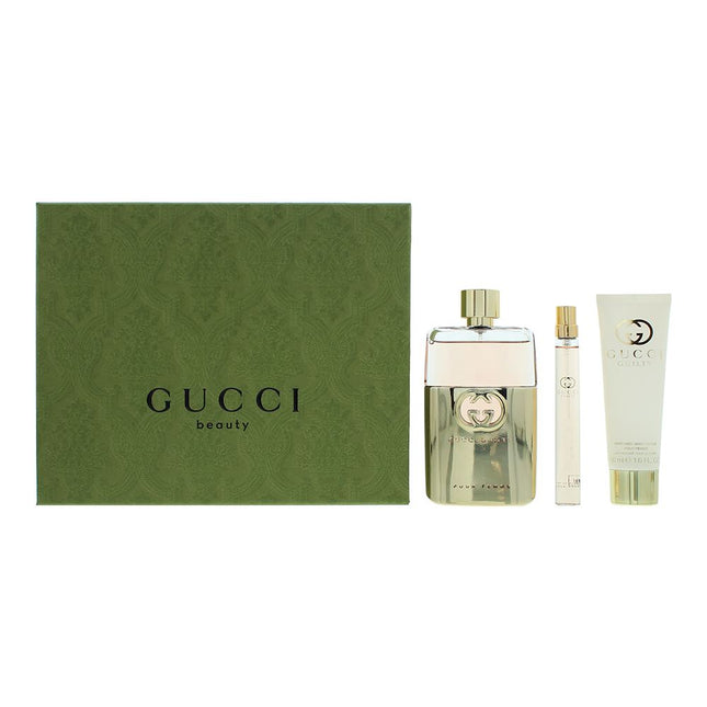 Gucci Guilty Pour Femme 3 Piece Eau de Parfum 90ml Gift Set