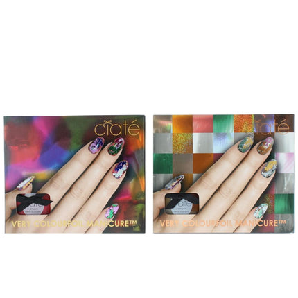 Ciate Colourfoil Duo Set Pink & Grey Carnival Couture & Wonderland - NEW.