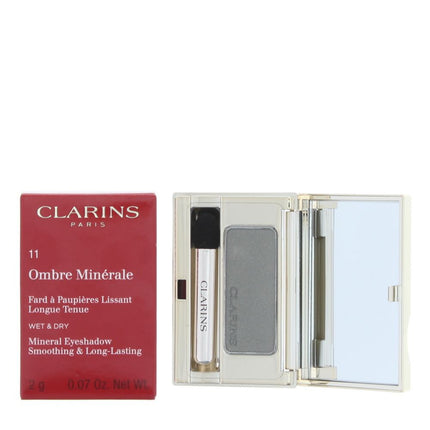 Clarins Ombre Mineral Eyeshadow Smoothing & Long-Lasting 2g 11 Silver Green