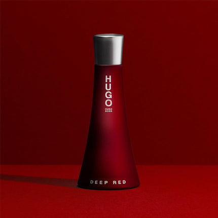 HUGO BOSS Deep Red Eau de Parfum for Her 50ml, Ambery Fragrance With Notes Of Clementine, Freesia, Sandalwood - Medium Longevity