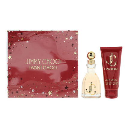 Jimmy Choo I Want Choo Eau de Parfum 60ml + Body Lotion 100ml Gift Set