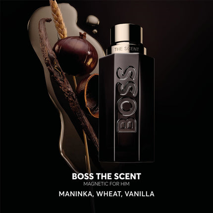 HUGO BOSS The Scent Magnetic Eau de Parfum for Him 100ml, Ambery & Fruity Fragrance with Notes of Maninka Fruit, Bran Absolute and Vanilla - High Longevity