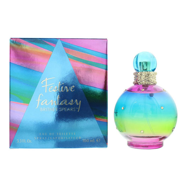 Britney Spears Festive Fantasy Eau de Toilette 100ml Spray for Her
