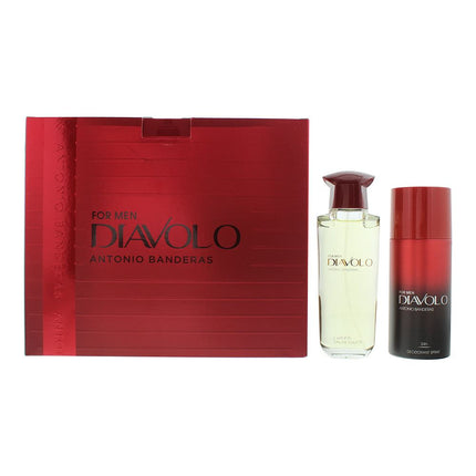 Antonio Banderas Diavolo Eau de Toilette 100ml + Deodorant Spray Gift Set