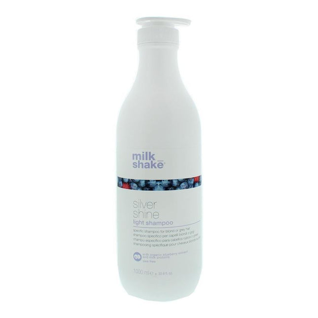 milk_shake Silver Shine Light Shampoo 1000ml - For Blonde Or Grey Hair