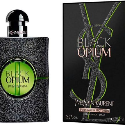 Yves Saint Laurent Black Opium Illicit Green Eau de Parfum 75ml Spray for Her