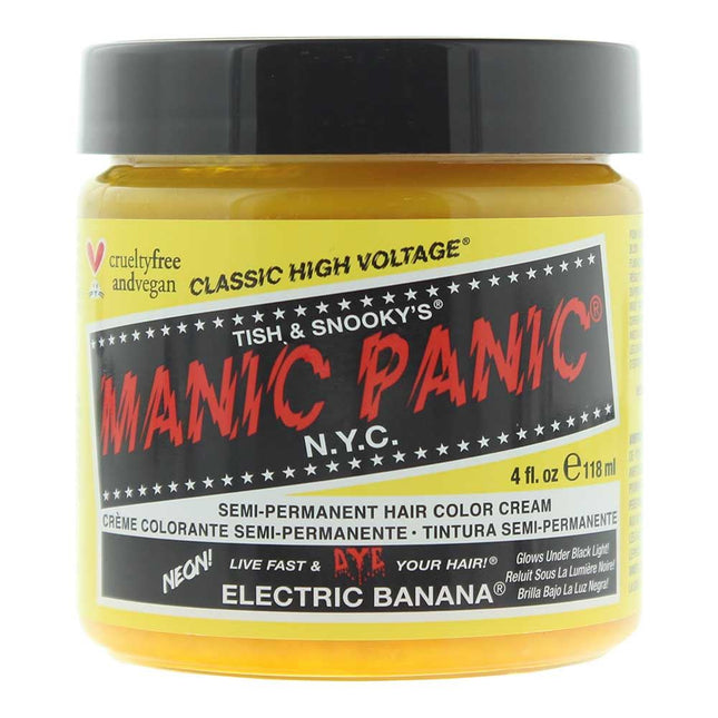 Manic Panic High Voltage Semi Permanent Hair Color Cream 118ml Electric Banana