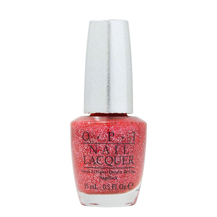 OPI Nail Polish 15ml Ds Bold DS041 Varnish Lacquer Red Shimmer Diamond Dust