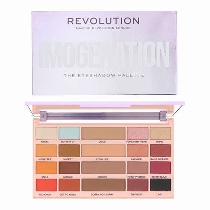 Revolution Imogenation The Eyeshadow Palette 4 x 2.2g, 16 x 0.75g