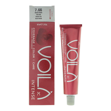 Intercosmo VoilÃ  3C Intense 7.66 Fire Red Hair Colour 60ml