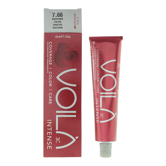 Intercosmo VoilÃ  3C Intense 7.66 Fire Red Hair Colour 60ml