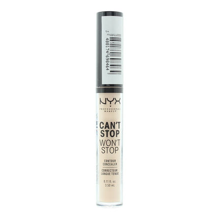 NYX Cant Stop Wont Stop 24H Concealer 3.5ml - Light Ivory