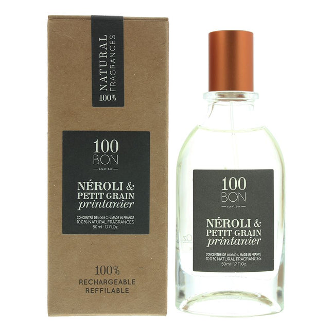 100 Bon Neroli & Petit Grain Printanier Concentre Refillable Eau de Parfum 50ml