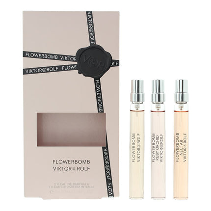 Viktor & Rolf Flowerbomb Eau De Parfum 10ml x 3 Travel Spray