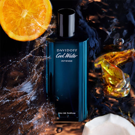 DAVIDOFF Cool Water Intense Eau de Parfum for Him 75ml, Oriental Fragrance with Notes of Green Mandarin, Coconut Water and Amber Accord - High Longevity