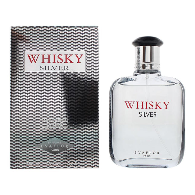 Evaflor Whisky Silver Eau De Toilette 100ml Spray For Him
