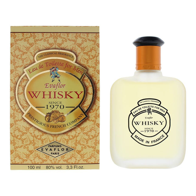 Evaflor Whisky Men Eau De Toilette 100ml Spray For Him