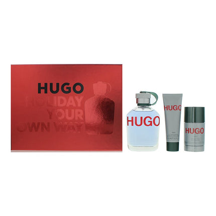 Hugo Boss Hugo Man 3 Piece Eau de Toilette 125ml Gift Set