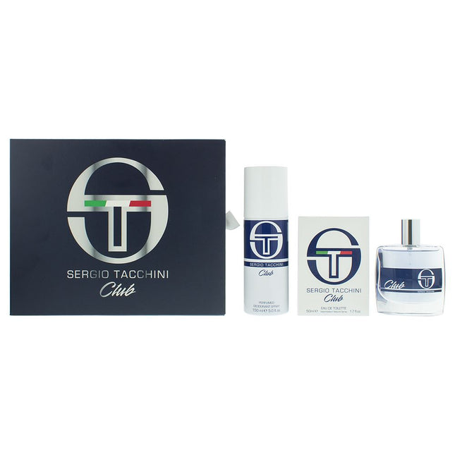 Sergio Tacchini Club Eau de Toilette 50ml & Perfumed Deodorant Spray 150ml Set