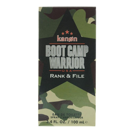 Kanon Rank & File Boot Camp Warrior Eau De Toilette 100ml