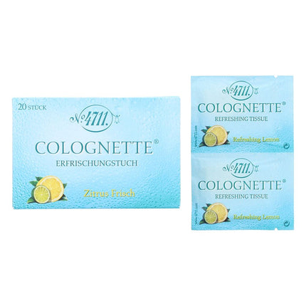 4711 Colognette Refreshing Lemon Tissues - 20 Pieces