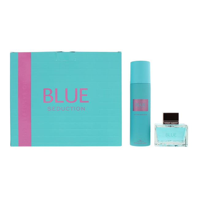 Antonio Banderas Blue Seduction For Women Eau de Toilette 80m Gift Set