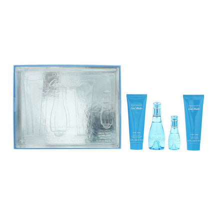 Davidoff Cool Water Woman EDT 50ml + 15ml, Body Lotion 75ml + Shower Gel 75ml Gift Set