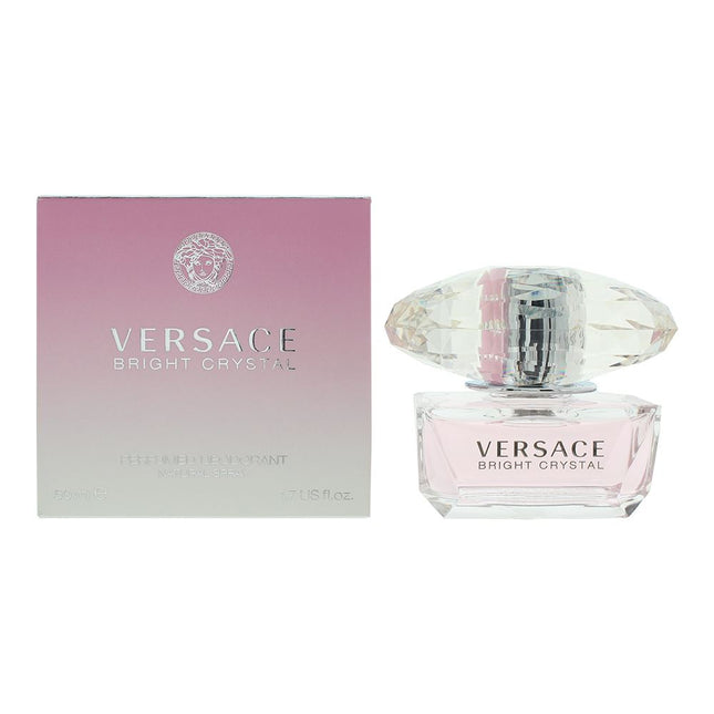 Versace Bright Crystal Perfumed Deodorant Spray 50ml For Her