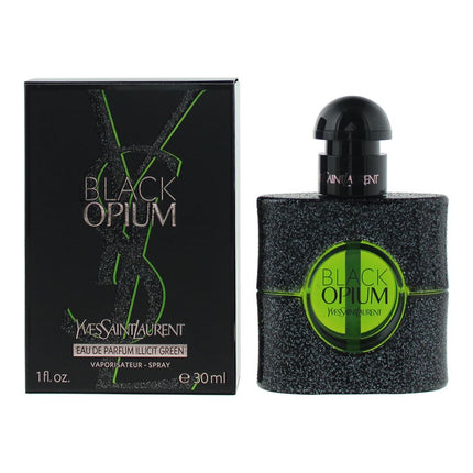 Yves Saint Laurent Black Opium Illicit Green Eau De Parfum 30ml Spray for Her