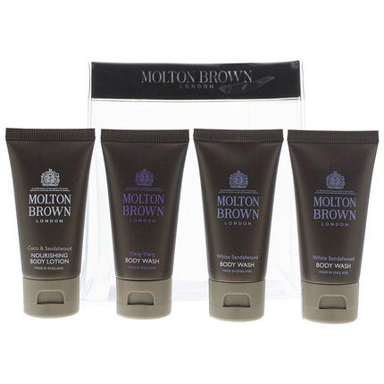 Molton Brown Body Lotion 30ml & 3 x Body Wash 30ml Gift Set