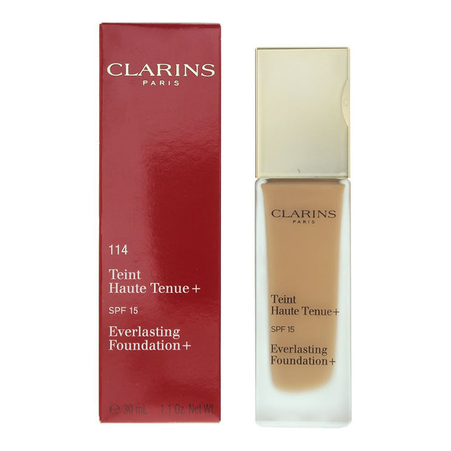 Clarins Everlasting Foundation 30ml SPF15 - 114 Cappuccino