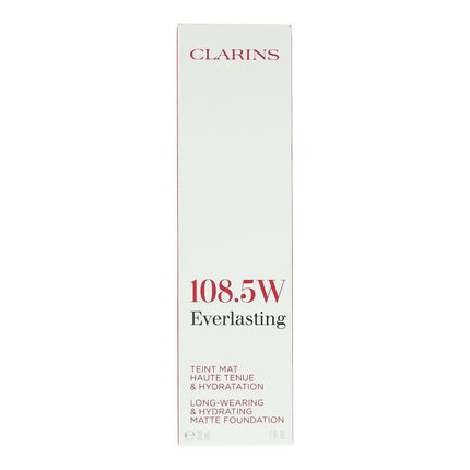 Clarins Everlasting Long Wearing & Hydrating Foundation 30ml - 108.5W Cashew