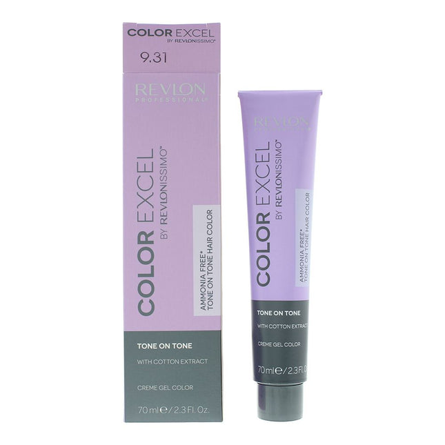 Revlon Revlonissimo Color Excel Gloss Hair Colour 70ml - 9.31 Golden Ash Blonde
