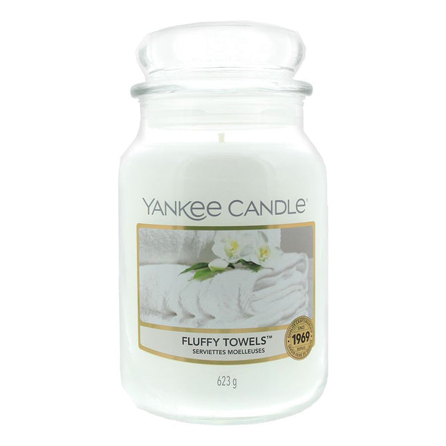 Yankee Candle Large Jar 623g - Fluffy Towels